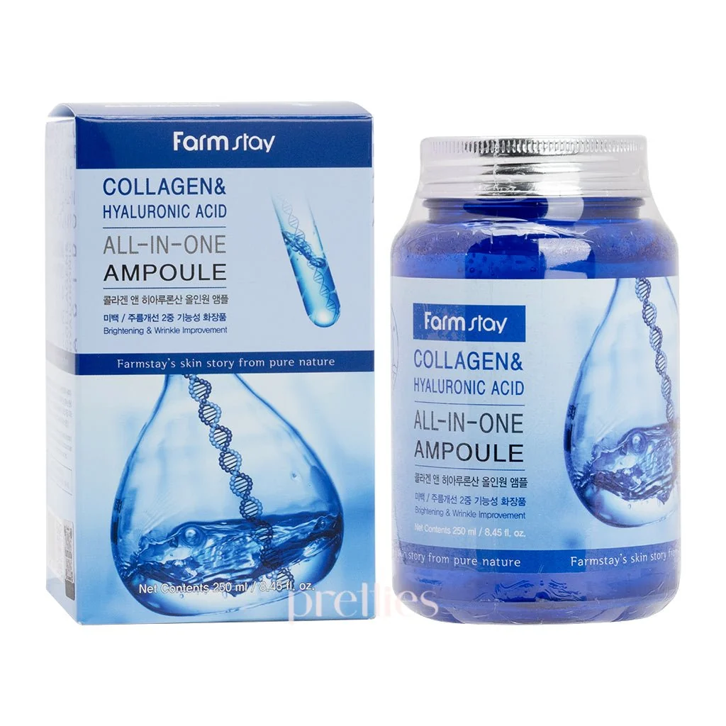 Farm Stay Collagen &amp; Hyaluronic Acid All In One Ampoule 250ml