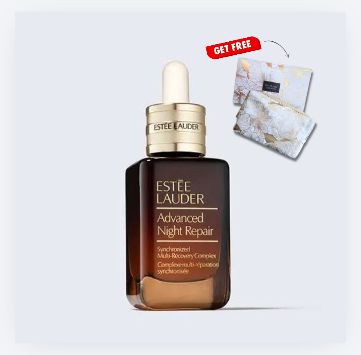 Estee Lauder Advanced Night Repair Free Pouch White Gold 1pcs