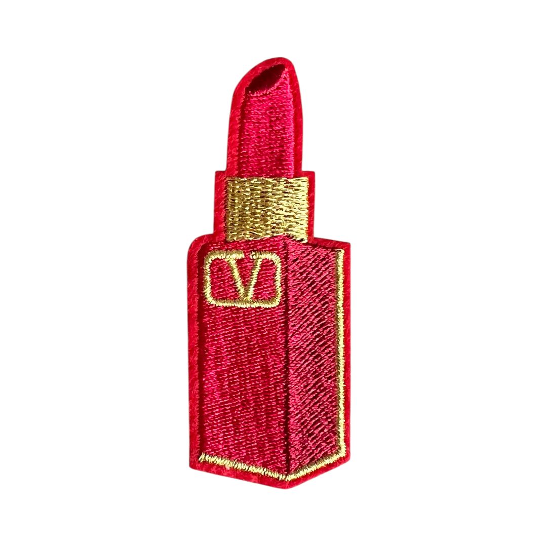 Valentino Red Lipstick Brooch Pin